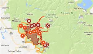 Allow the user to browse current conditions California Fire Map Right Now