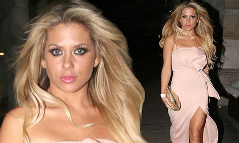 Bianca Gascoigne Wows In Structured Nude Gown As She Hits The Town In