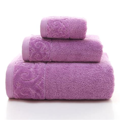 Cotton Soft Towels Set1 Bath Towel1 Hand Towel1 Washclothextra Soft