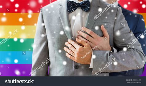 people celebration homosexuality same sex marriage and love concept close up of happy male