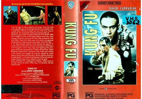 Kung Fu 1972 On Warner Home Video Australia Vhs Videotape