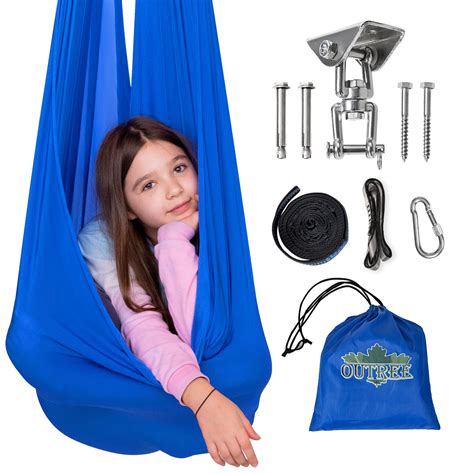 Buy Sensory Swing For Kids With 360° Swivel Hanger Indoor Therapy