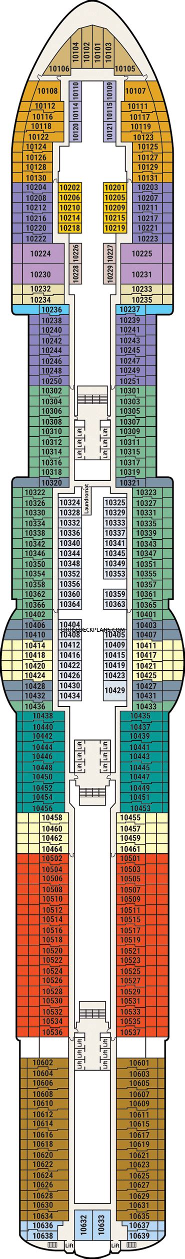 Sun Princess Deck Plans Layouts Pictures Videos