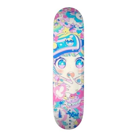 Yeahh, in my art class, we had to design our own skateboard decks, and this is mine. Skateboard Anime Girl Remix Skate Deck | Zazzle.fr