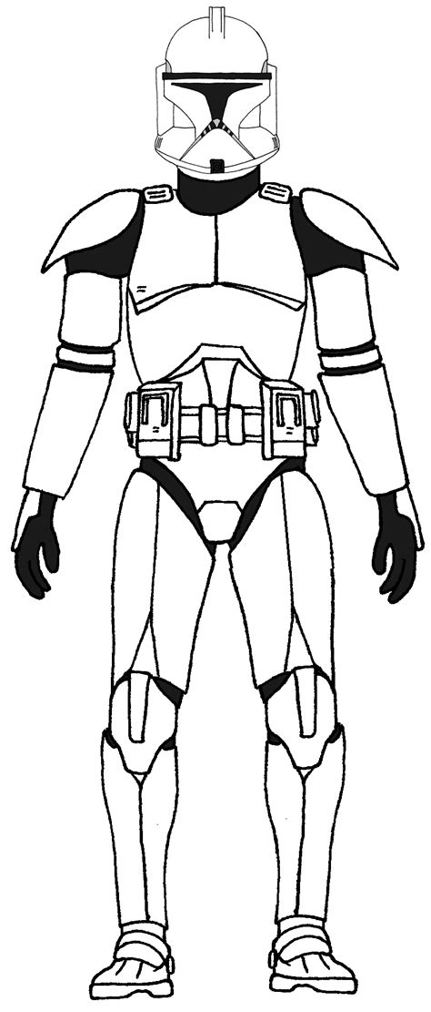 Star Wars Clone Trooper Drawing Free Download On Clipartmag