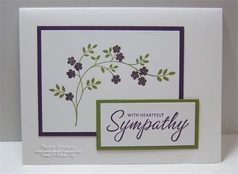 Sympathy Floral Handmade Card Paper Greeting Cards