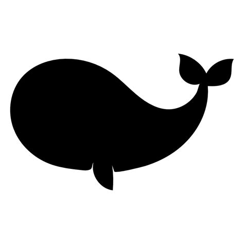 Whale Silhouette Sea Free Svg File Svg Heart