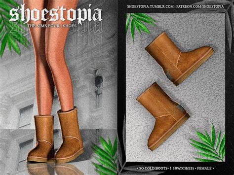 Shoestopia Shoestopia So Cold Shoes Download Patreon Sims 4