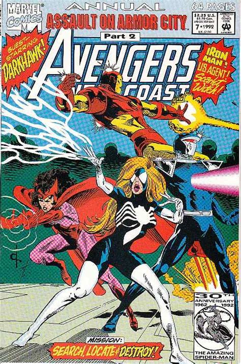 Avengers West Coast Annual In Comics And Books Marvel Guest