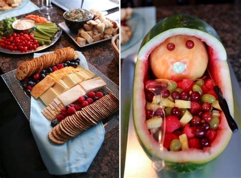 Seriously such fun ways to reveal your baby's gender! Fruit baby | Gender reveal party food, Gender reveal party ...