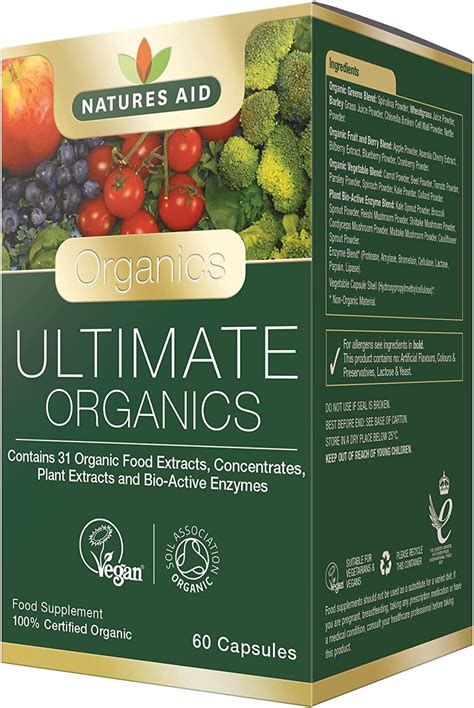 Natures Aid Ultimate Greens And Berries 60 Capsules Uk