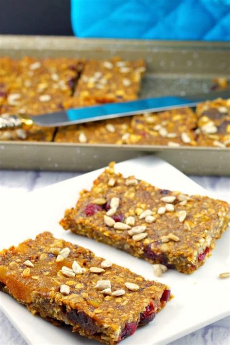 Vegan Fruit And Oatmeal Bars Recipe Healthy Lunches For Kids Healthy
