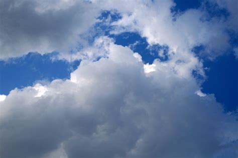 Clouds And Bright Blue Sky Free Stock Photo Public Domain Pictures