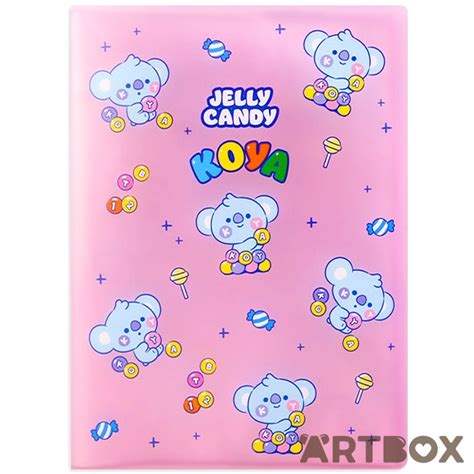 Buy Line Friends Bt21 Baby Koya Jelly Candy Clear File With 20 Pockets