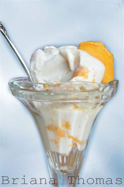 Lowfat makes a rock hard product. Fresh Peach Ice Cream | Recipe | Ice cream, Low carb ice ...