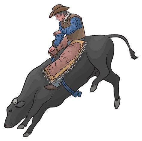 Bull Riding Png Free Logo Image