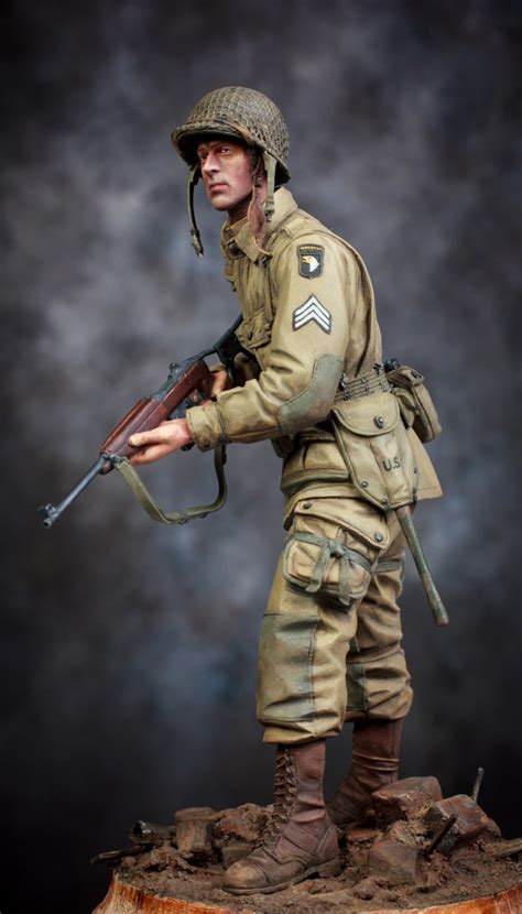 Completed 101 Airborne Planetfigure Miniatures Military