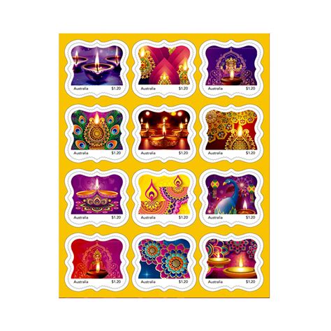 Diwali Stamp Pack Australian Stamps