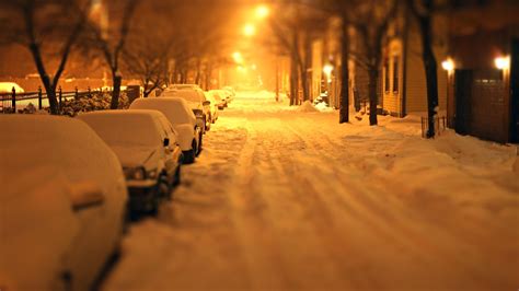 Snow Night Car Wallpapers Hd Desktop And Mobile