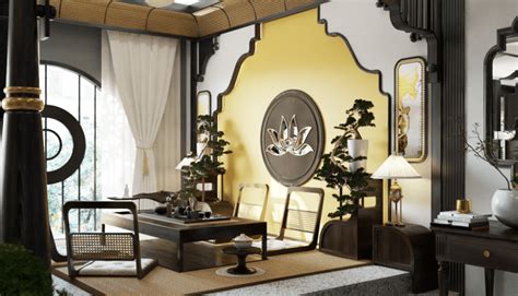 Interior Indochine Scene Sketchup Model By Tran Viet Hung Sketchup Models For Free