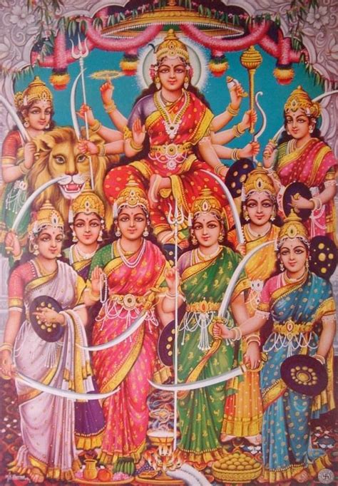 Navdurga The Nine Forms Of Durga Worshipped During Navratri Durga