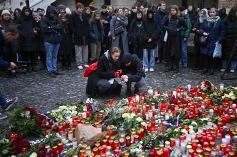 Police Seek A Motive As Prague Mourns The 14 People Killed In The