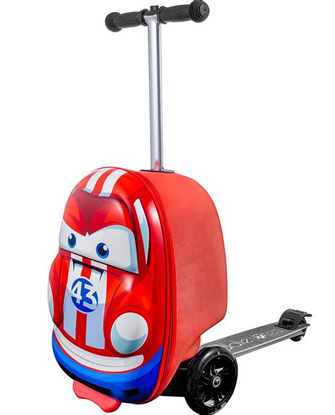Buy 3 D Hardside Scooter Ride On Suitcase For Kids Cute Lightweight