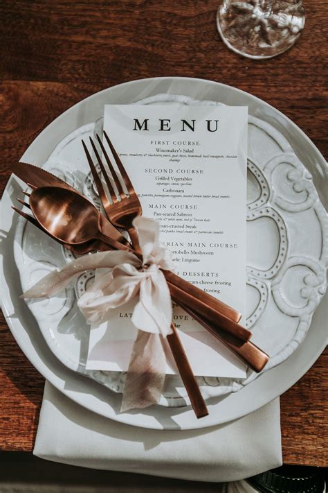 Check spelling or type a new query. Beautiful table setting with copper silverware Meghan ...