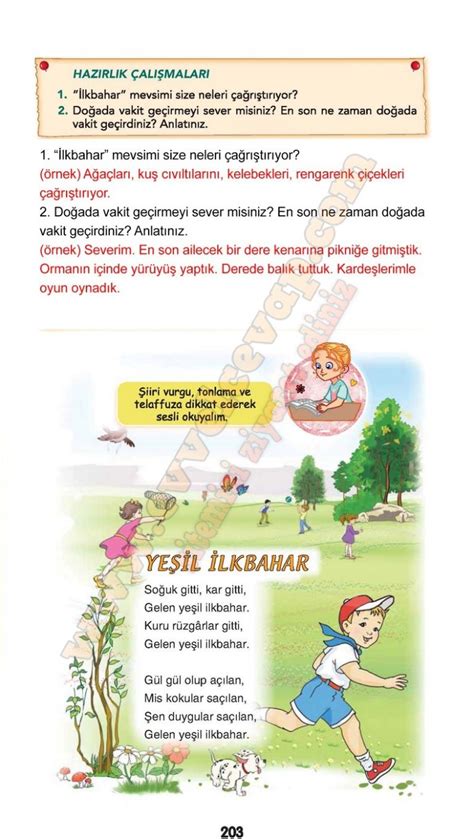 Sinif Turkce Ders Kitabi Sonuc Yayinlari Sayfa Cevaplari Dev