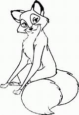 Fox Coloring Hound Printable Cartoon Colouring Disney Bulk Sheets Cartoons Animal Coloringhome sketch template