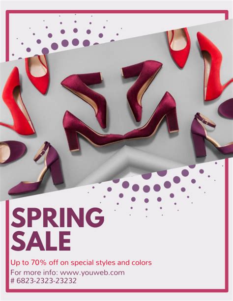 Shoe Sale Template Postermywall