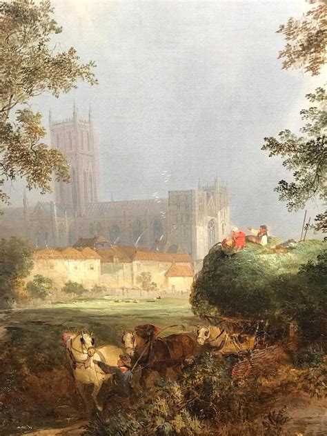 Edward Williams Landscape With Cathedral An English