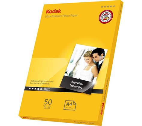 Kodak Ultra Premium A4 Photo Paper 50 Sheets Review Review Electronics