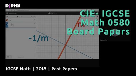 Cie Igcse Math 0580 Pre Board And Board Papers 058042fm18 Part