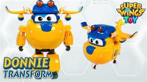 Super Wings Toy Donnie Build Team Transform Superwings Toy