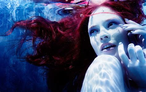 Underwater Seria And And My Loving Red Hairy Girl Underwater Photography Underwater