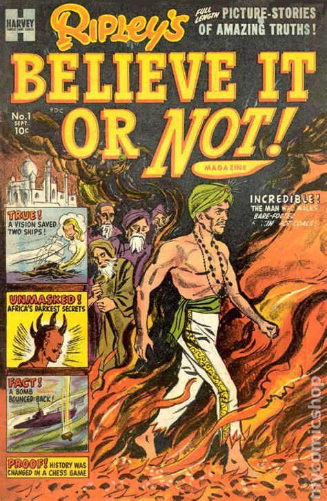To commemorate the new ripley's believe it or not! Ripley's Believe It or Not (1953 Harvey) comic books