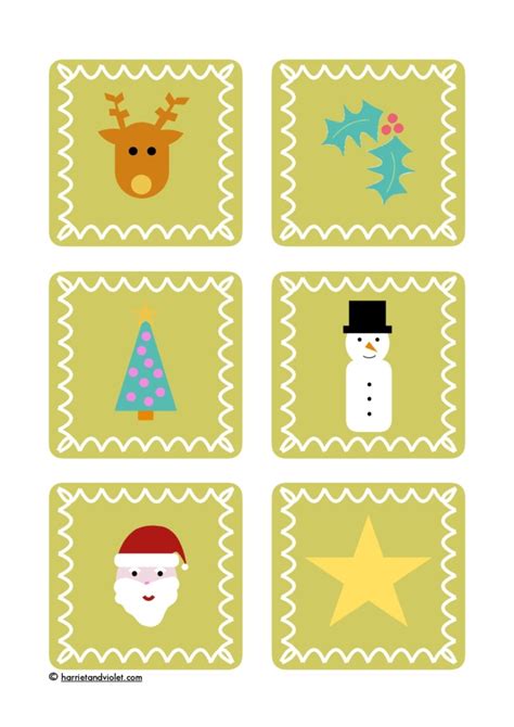 Printable Christmas Stamps