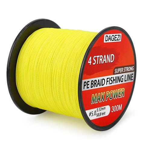 Cheap 4 Strand Braided Fishing Lines 300m Super Strong Multifilament