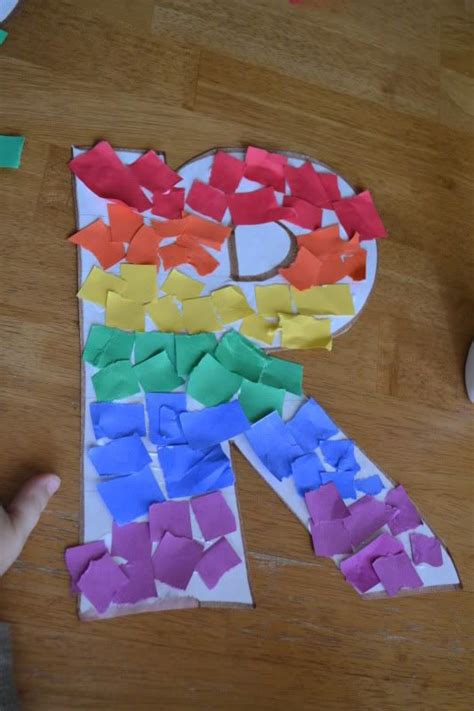 R Is For Rainbow Preschool Letter Crafts Letter R Crafts Letter R