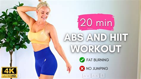 MIN ABS AND HIIT WORKOUT At Home Abs And Core Workout Abs Fat Burning Workout HIIT