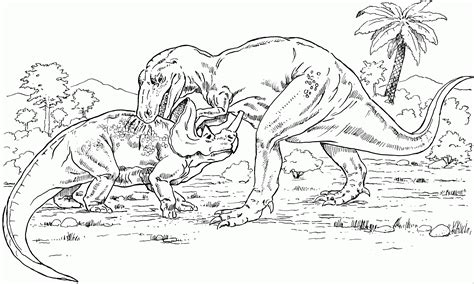 malvorlage dinosaurier t rex ausmalbild t rex mit baeumen ausmalbild and malvorlage tiere