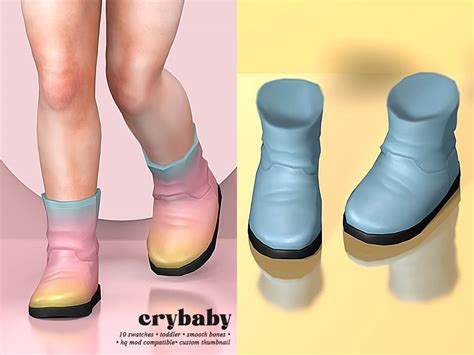 Sims 4 Crybaby Toddler Shoes The Sims Book
