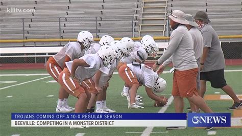 Beeville Trojans Gearing Up For Tough District 3sports Youtube