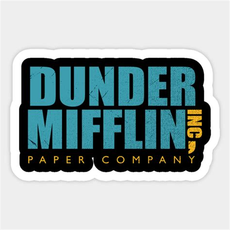 The Office Dunder Mifflin Inc Paper Company Grunge The Office