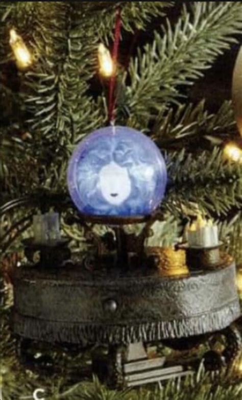 First Look At Hallmark Haunted Mansion Tree Topper And Ornaments Coming