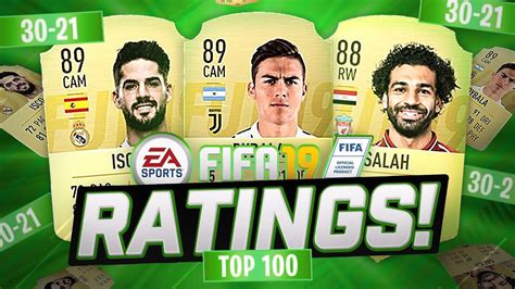 The eligue 1 joins the fifa 21 global series! FIFA 19 TOP 100 RATINGS! 30-21 - YouTube