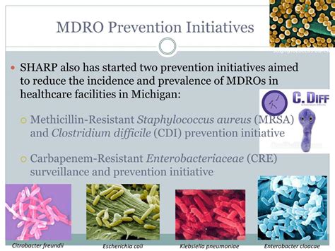 Ppt Multi Drug Resistant Organisms Mdros In Michigan Powerpoint