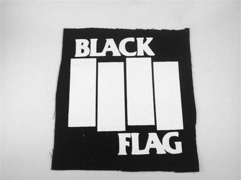 Black Flag Punk Band Patch Crust Punk Hardcore Death By Xdispatchx
