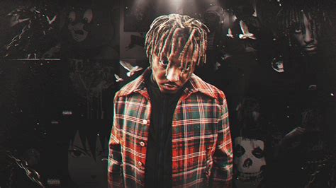 The lack of a point system and ranks allow you. Juice Wrld In Faces Background Wearing Striped Shirt HD ...